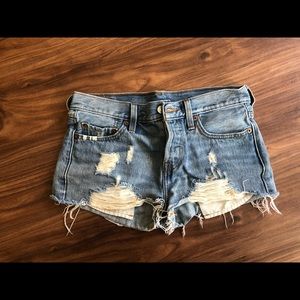 Levi denim shorts